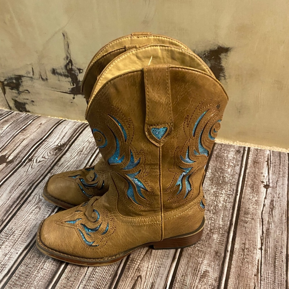 Girls Glitter Breeze Western Boot